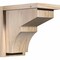 Ekena Millwork Monterey Smooth Corbel w/Backplate, Douglas Fir, 7 1/2"W x 12"D x 12"H COR08X12X12MON01SDF - alternate 1